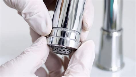 Mousseur de robinet démonté pour nettoyage