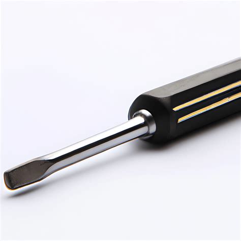 Tournevis plat et vis à fente