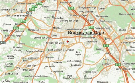 Plan schématique de Brétigny-sur-Orge avec localisation du nouveau siège social