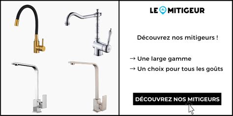 Schéma comparatif des mitigeurs mécaniques et thermostatiques