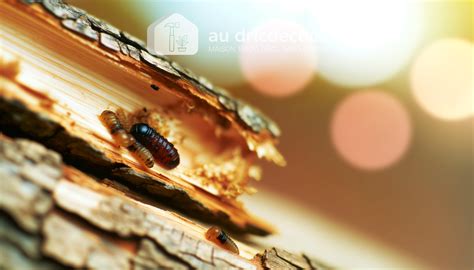 Insectes xylophages attaquant le bois