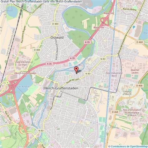 Carte d'Illkirch-Graffenstaden