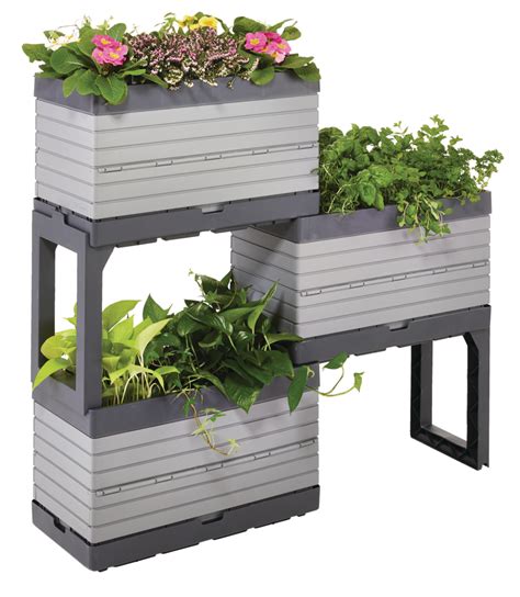 Système de construction modulaire pour jardinières