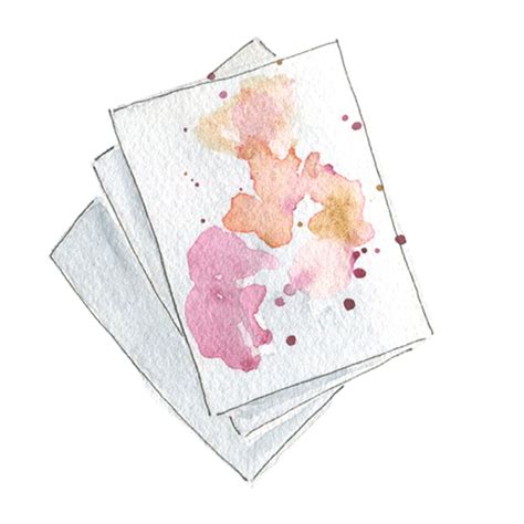 Illustration de la diffusion des pigments sur papier humide