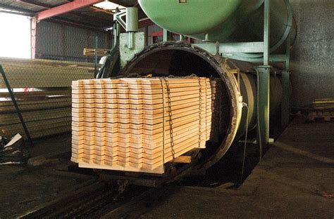 Schéma explicatif du traitement autoclave du bois