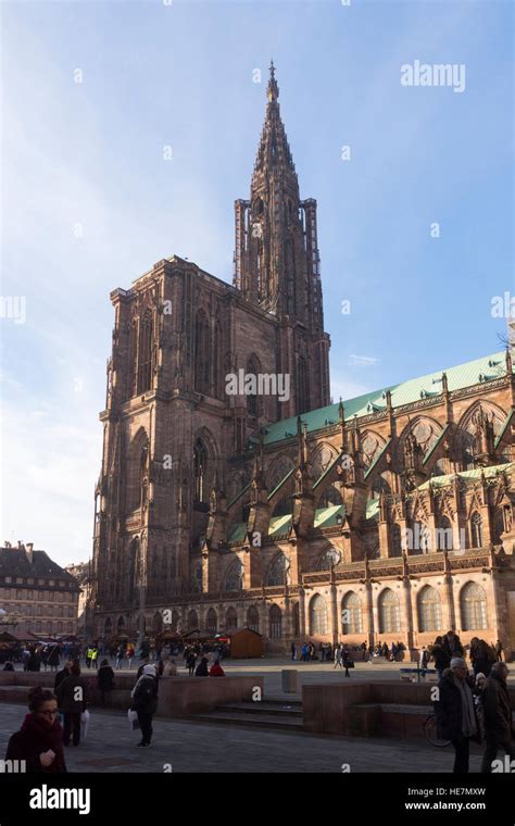 Façade sud de la Cathédrale de Strasbourg