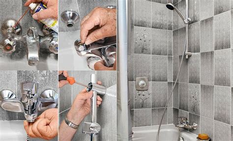 Outils pour le remplacement d'un mitigeur de douche