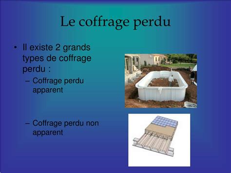 Schéma d'un coffrage perdu pour mur