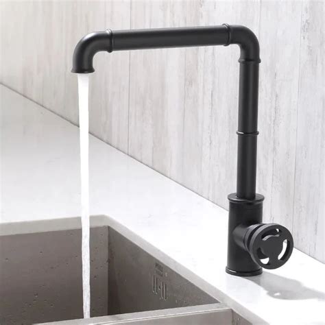 Mitigeur évier design industriel