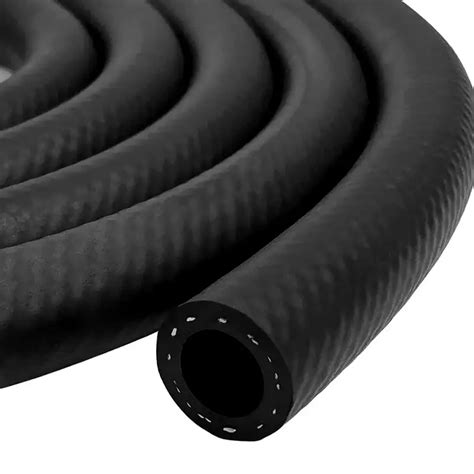 Schéma de la coupe d'un tuyau industriel en caoutchouc