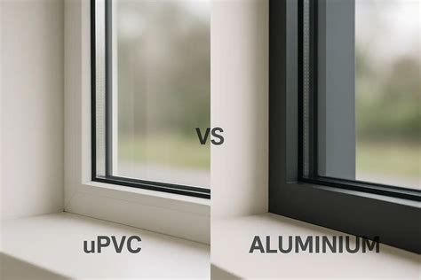 Comparaison visuelle : Fenêtre PVC vs Fenêtre Aluminium