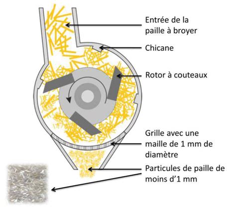 Gros plan sur le fonctionnement d'un broyeur de branches