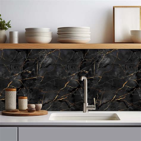 crédence adhésive effet marbre