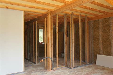 Schéma d'une cloison intérieure avec vide de construction