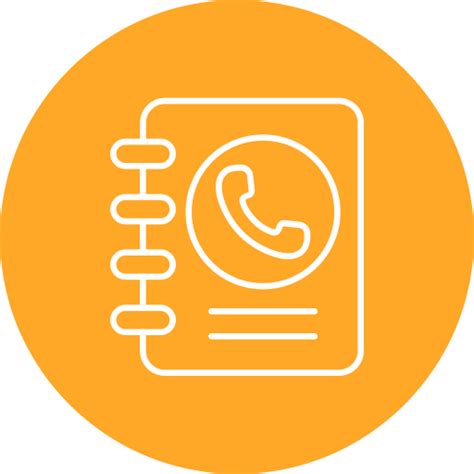 Icône représentant un annuaire professionnel