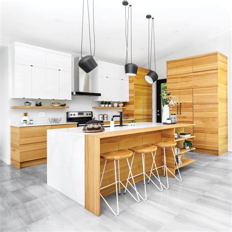 Cuisine bois style scandinave