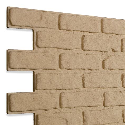 Schéma montrant la composition d'un panneau imitation brique