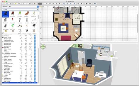 Logiciel de conception 3D pour l'aménagement intérieur