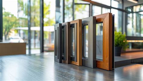 Différents matériaux pour fenêtres : PVC, Aluminium, Bois