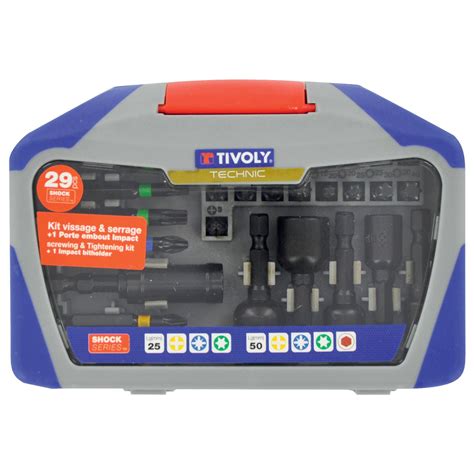 Coffret de microvissage Tivoly avec embouts