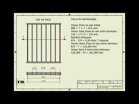 diagramme espacement barreaux fenêtre