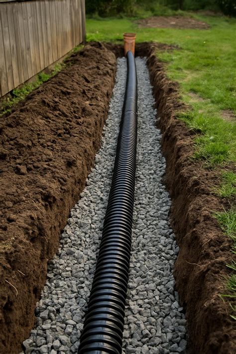 Système de drainage pour cour extérieure