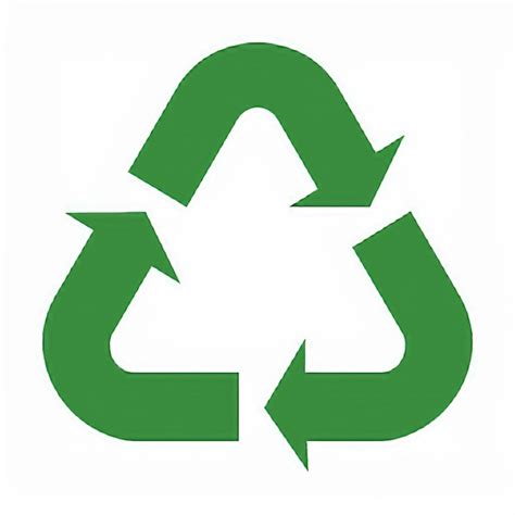 Symbole de recyclage barré