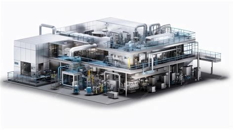 Schéma d'une usine de production de contre-plaqué