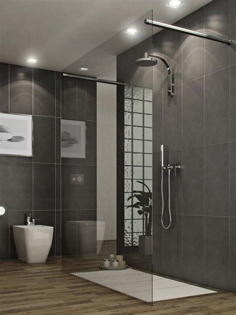 Douche à l'italienne moderne