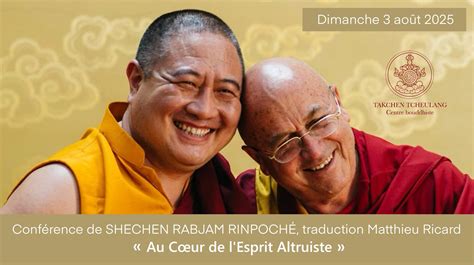 Matthieu Ricard et Schechen Rabjam Rinpoché lors de leur arrivée à La Réunion