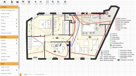 Schéma électrique simplifié d'une maison