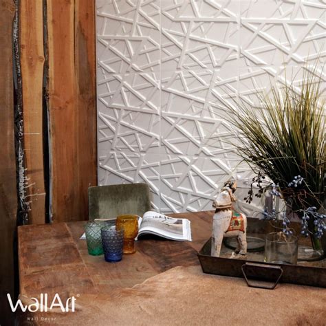 Exemples de designs variés de panneaux muraux 3D WallArt