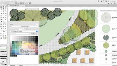 Palette Attributs Vectorworks