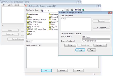 Boîte de dialogue Gestion des Classes Vectorworks