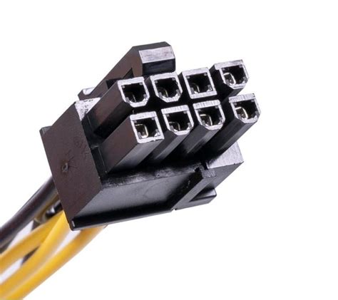 Connecteurs d'alimentation 6 broches et 8 broches
