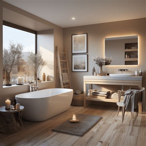 Image d'une salle de bain moderne avec une baignoire balnéo noire