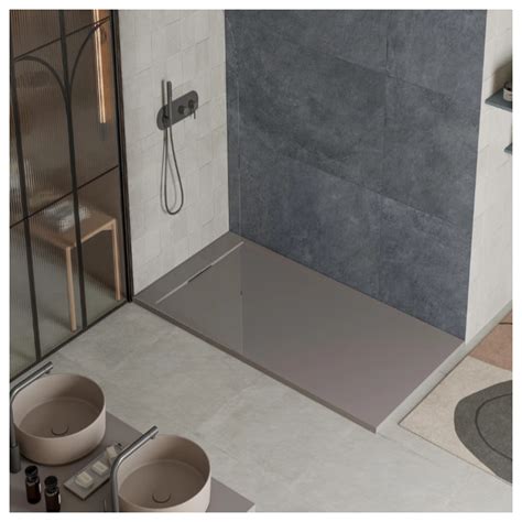 Gamme de couleurs et finitions de receveurs de douche en résine