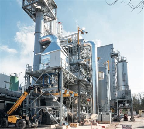 Intérieur d'une usine de valorisation énergétique