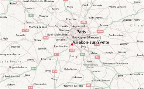 Carte de VILLEBON-SUR-YVETTE avec un point d'intérêt pour LA MAISON DES RENOVATEURS