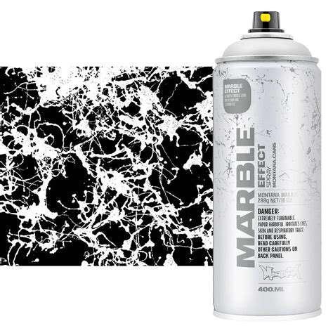 Effet marbré obtenu avec la bombe Montana MARBLE Spray