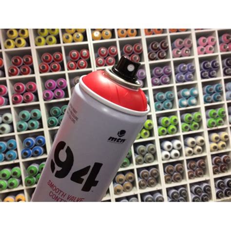 Comparaison des pressions des bombes de peinture Montana