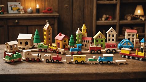 Exemples de jouets en bois fabriqués par des enfants