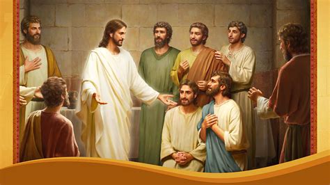 Jésus apparaissant à ses disciples après la résurrection