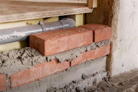 Cloisons intérieures en briques