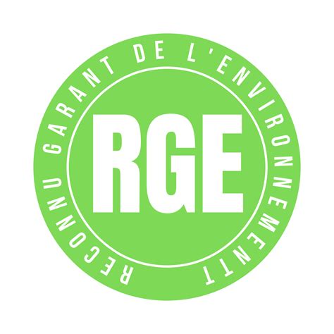 Logo RGE - Reconnu Garant de l'Environnement