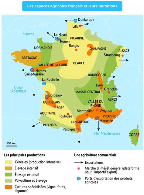 Carte de France indiquant les bassins de production de lentilles et les zones d'infestation de bruches