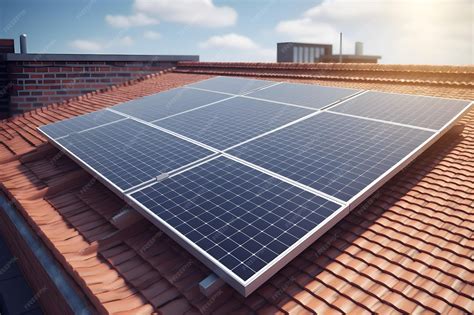 Panneaux photovoltaïques installés sur le toit d'un bâtiment industriel avec une charpente métallique visible