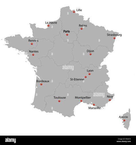 Carte de la France avec des points représentant les relais GLS