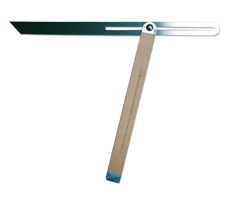 Schéma d'une fausse équerre avec branches mobiles