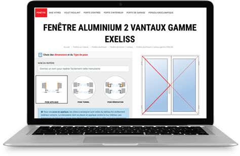Exemple de configurateur de fenêtre en ligne